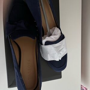 Talbots Navy Blue Suede Pumps
